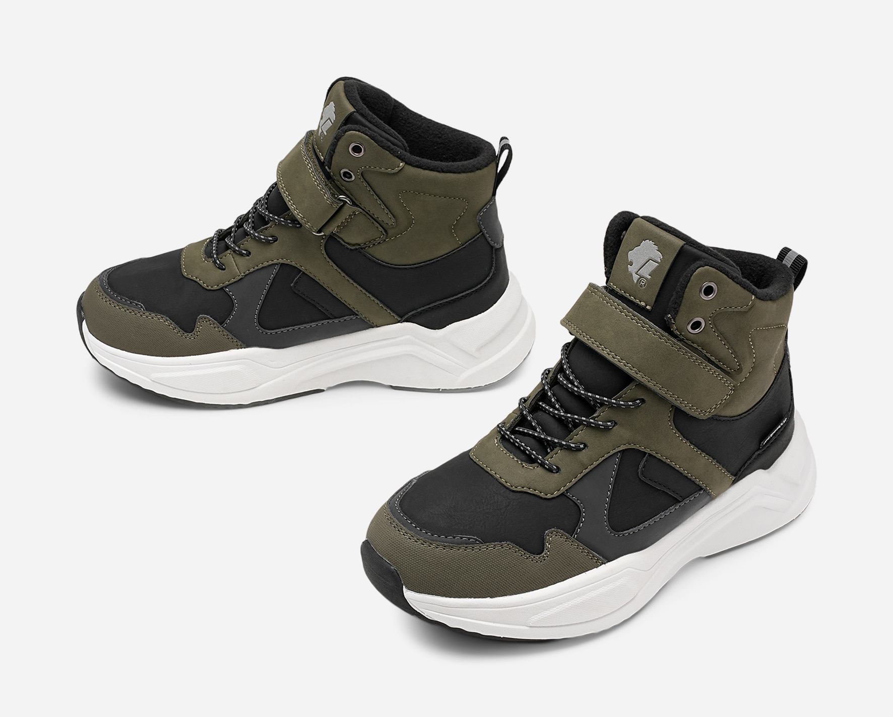 LEJON, Fleeceforet høy sneakers waterproof Grønn