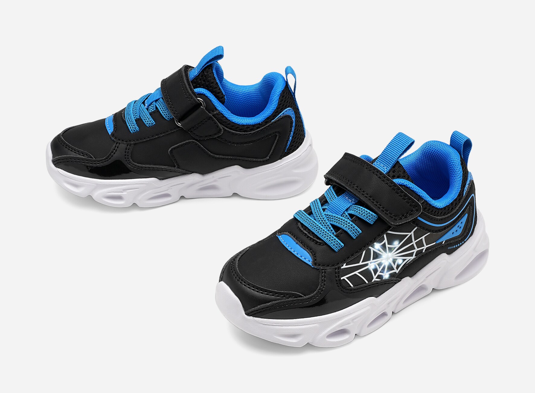 LEJON, Blinkende sneakers Sort