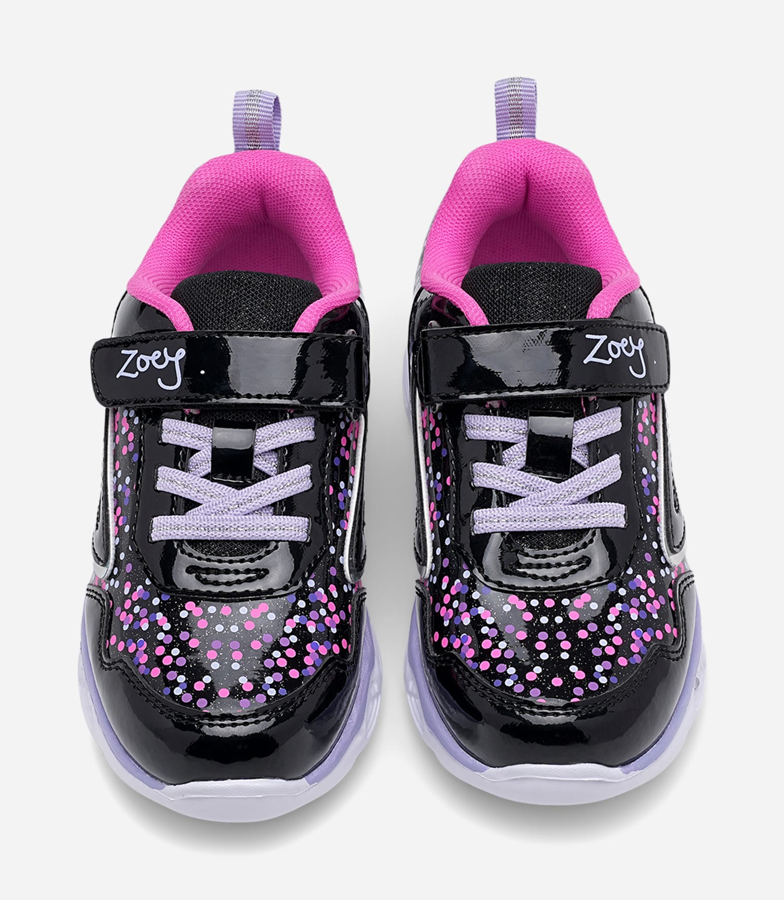 ZOEY, Blinkende sneakers Sort