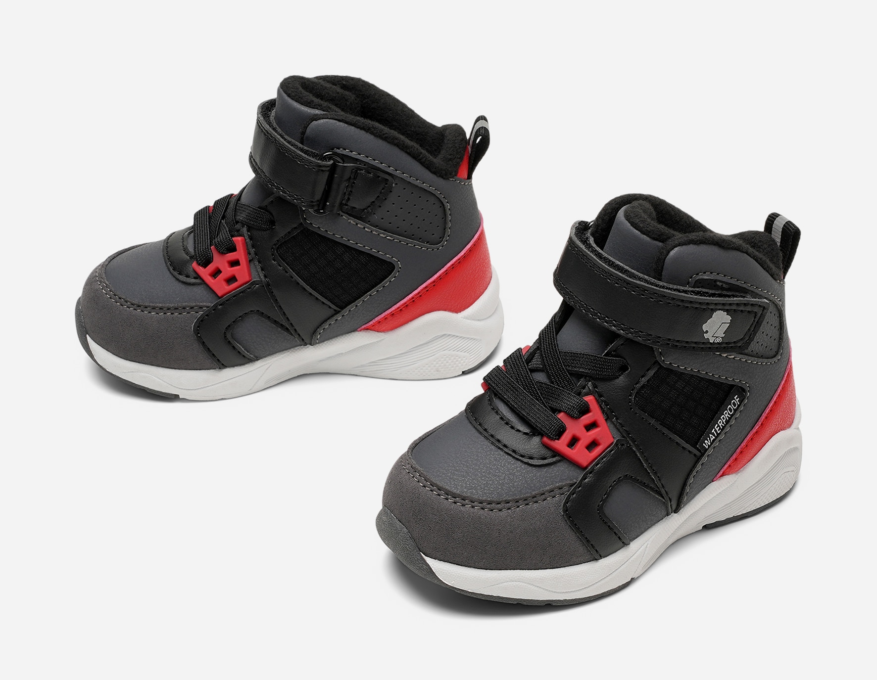 LEJON, Fleeceforet høy sneakers waterproof Flerfarget