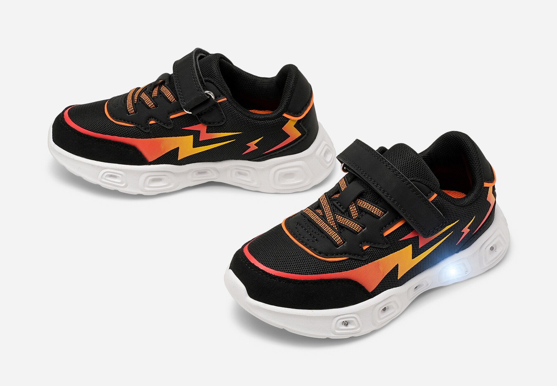 ZACK, Blinkende sneakers Flerfarget