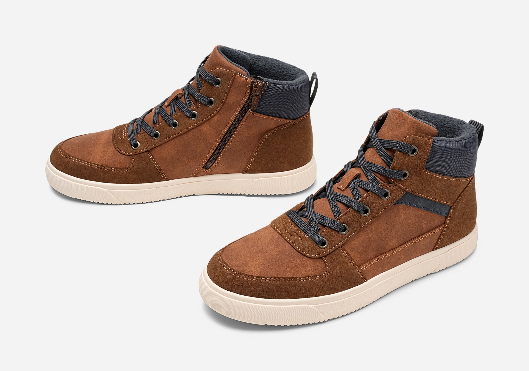 STEPSIDE, Høye sneakers Brun