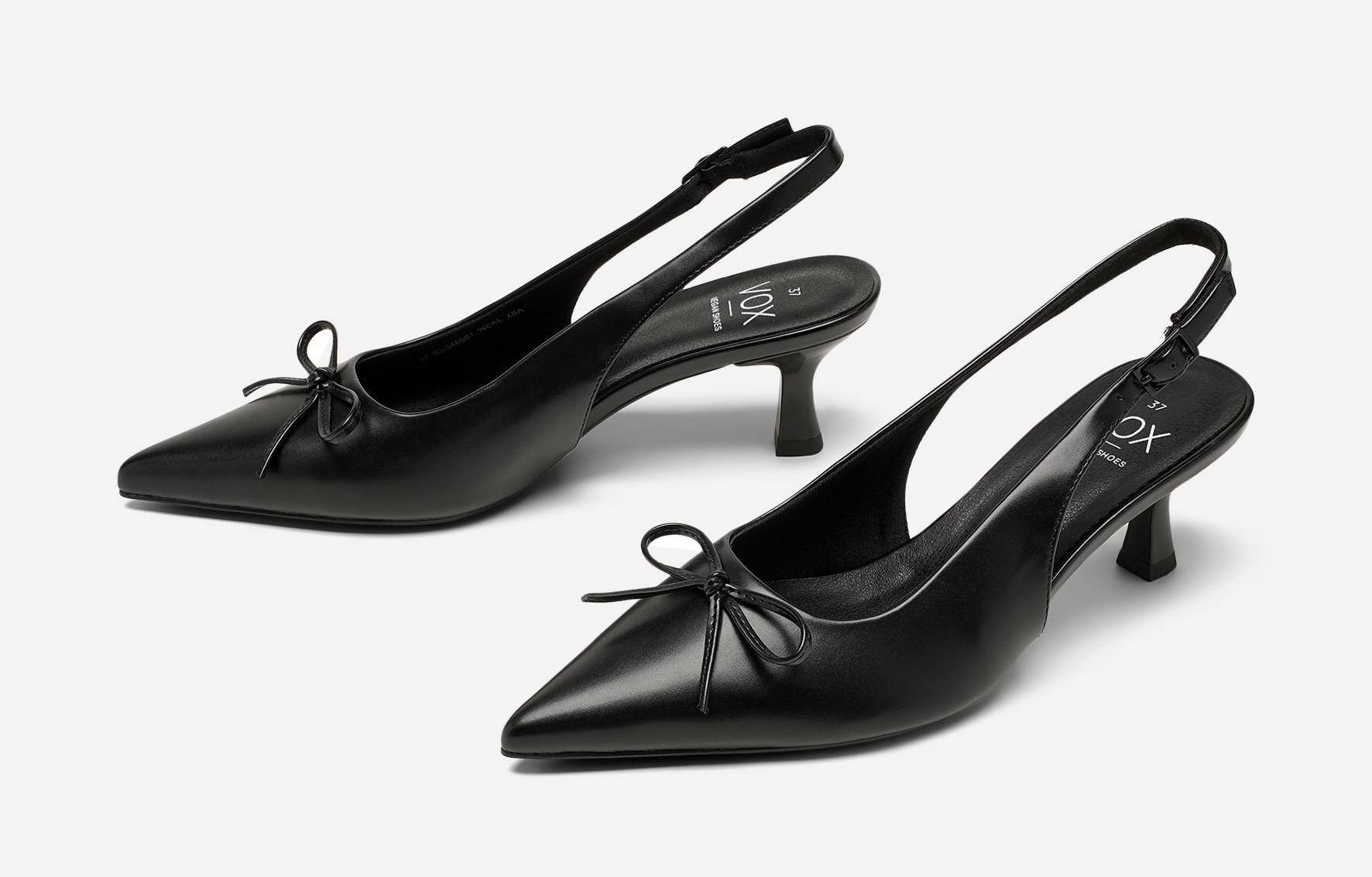 VOX, Pumps med slingback Sort