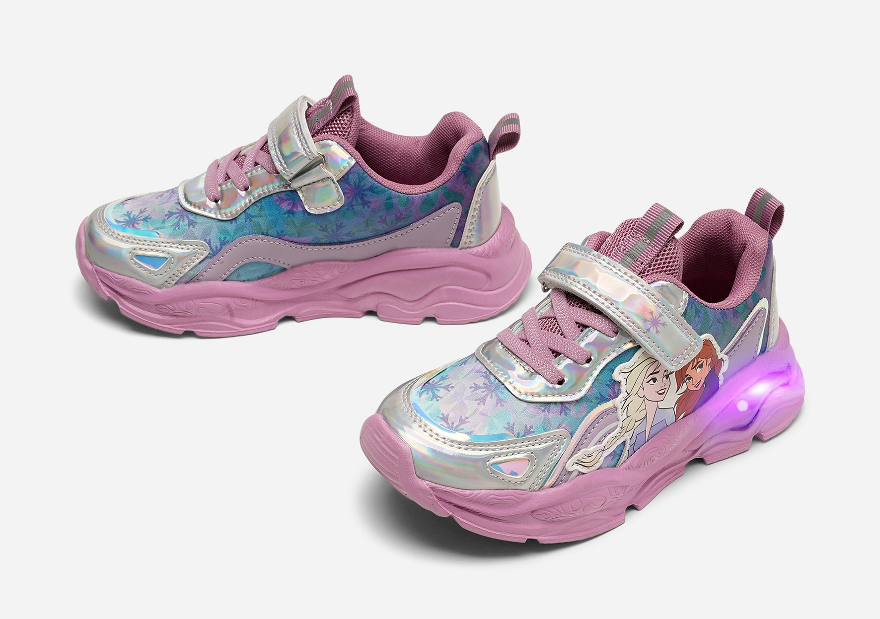 FROZEN, Blinkende sneakers Lilla
