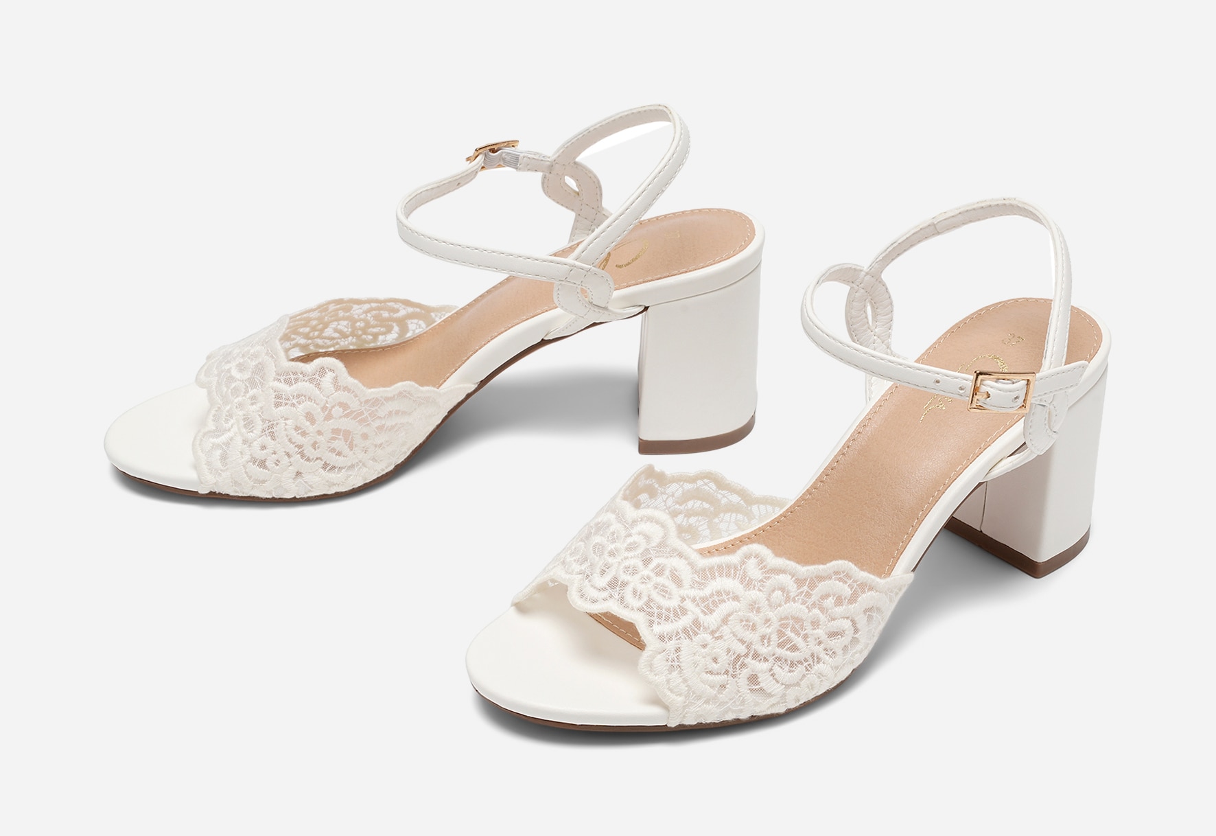 CLOU, Sandalett Hvit