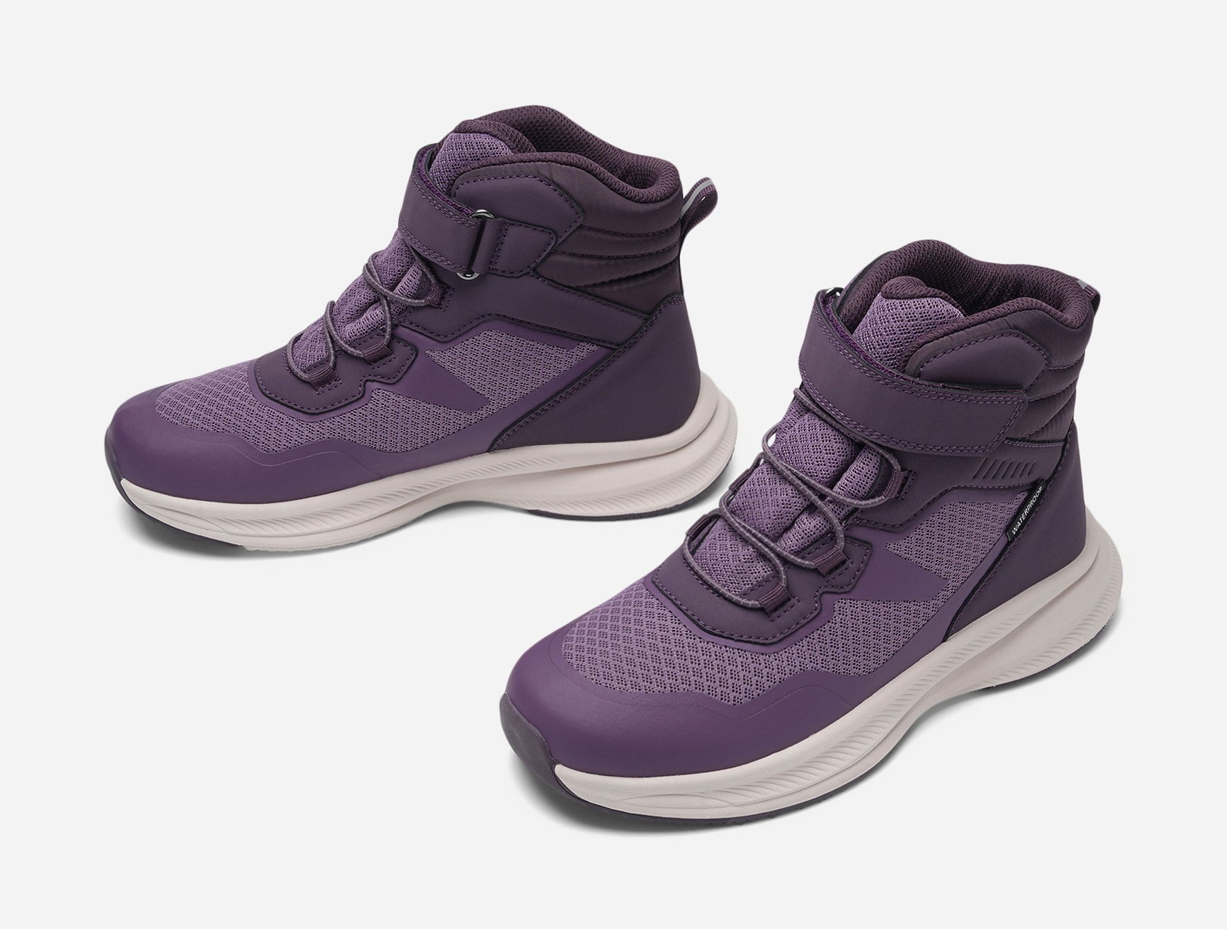 ZOEY, Høye sneakers, waterproof Lilla