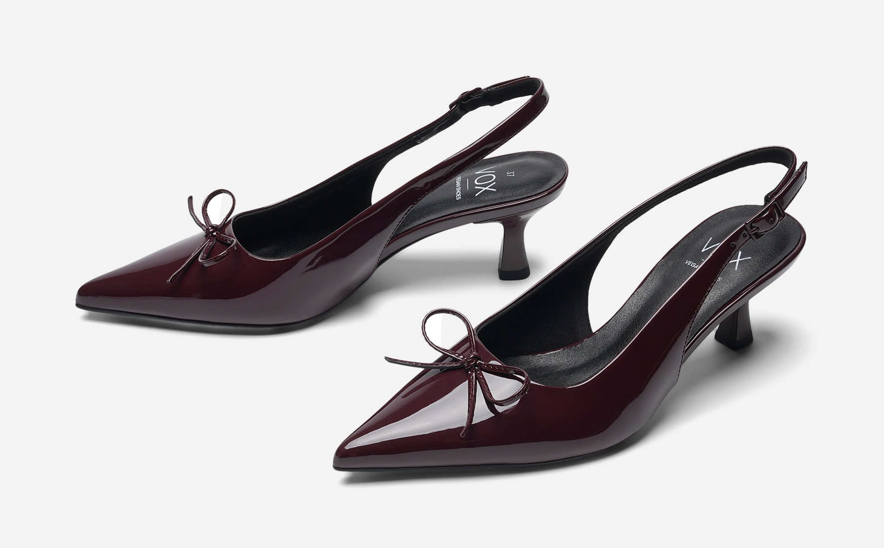 VOX, Pumps med slingback Rød