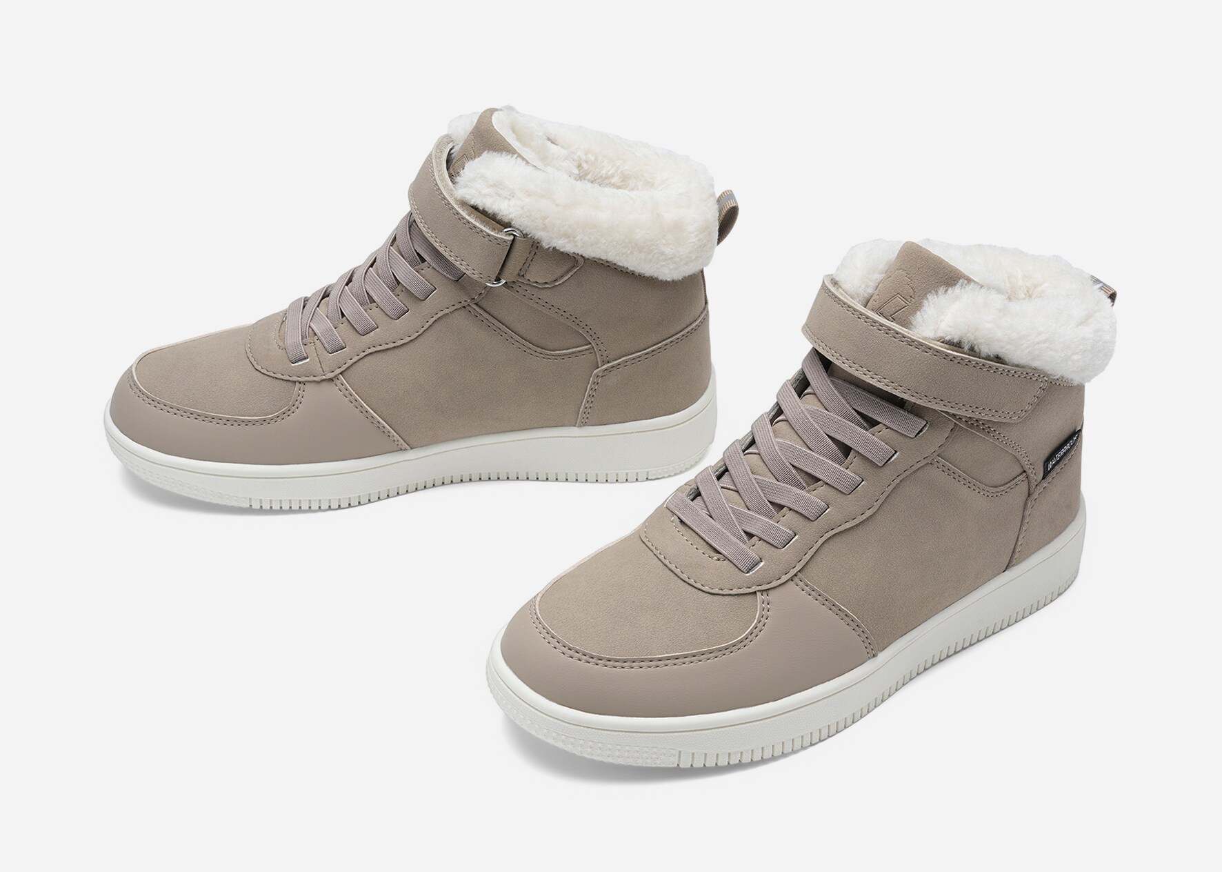 LEJON, Varmforet høy sneakers waterproof Grå
